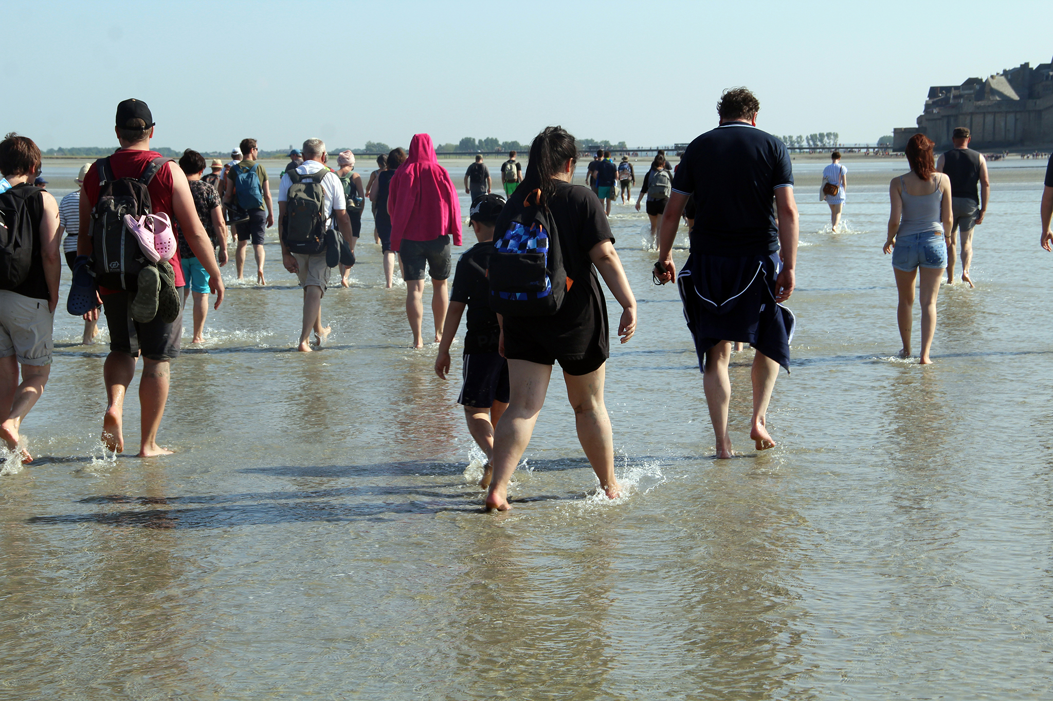 mont saint michel la travrsée  de la baie07