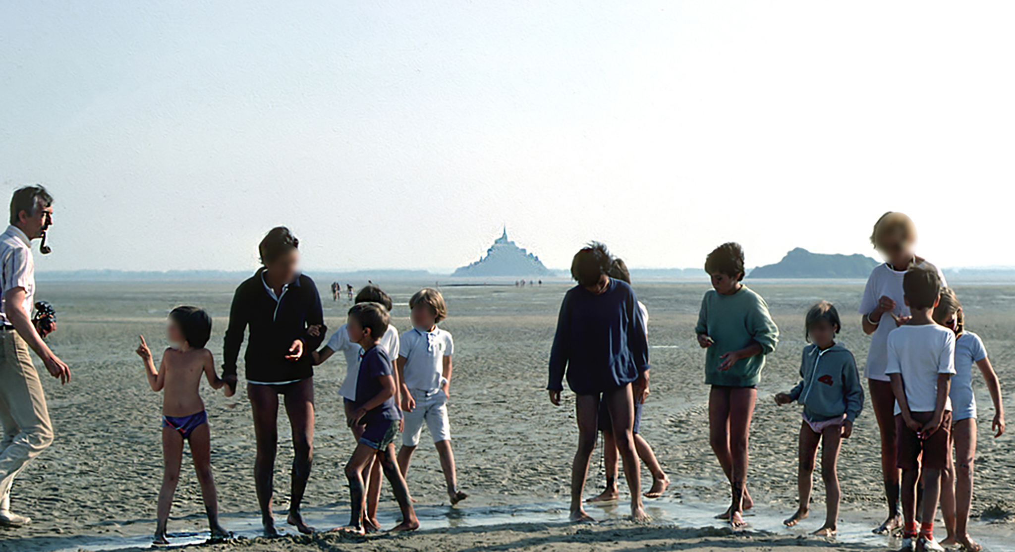 mont saint michel la travrsée  de la baie